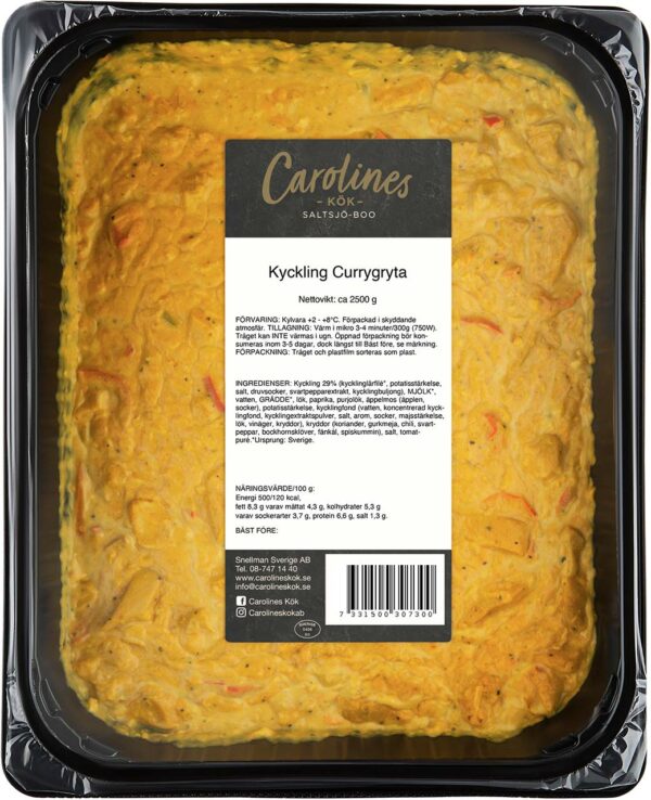 Kyckling Currygryta 2,5 kg