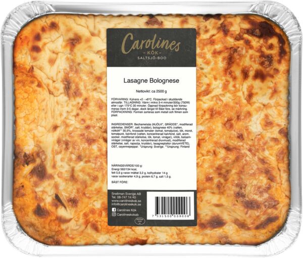 Lasagne Bolognese 2,5 kg