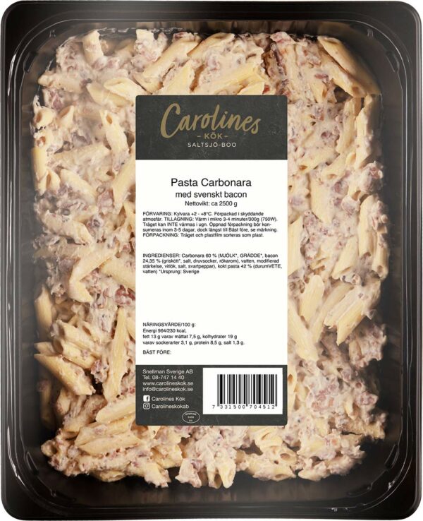 Pasta Carbonara 2,5 kg