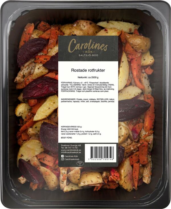 Rostade rotfrukter med bl.a potatis, palsternacka, rödbetor, morot 2,5 kg