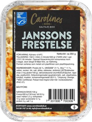 Janssons frestelse 350 g